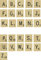 cdb 24 Scrabble Tiles Edible Iced Icing CupCake Fairy Cake Toppers