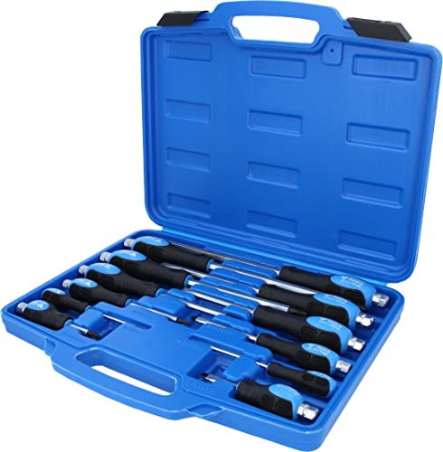 Brilliant Tools Juego de destornilladores con tapa protectora de impactos, 12 pzs