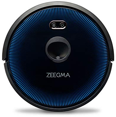 Zeegma Zonder Robo Vision aspirateur Robot serpillière,Humide, 7 Modes de Fonctionnement, 15 capteurs Anti-Collision, Filtre HEPA, Lampe UV, app Appareil Intelligent