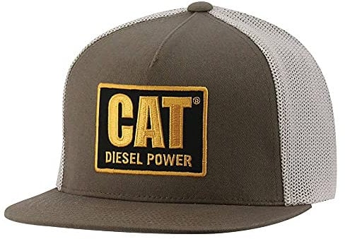 Caterpillar Herren Diesel Power Flat Bill Cap Baseballkappe, Dark Earth, Einheitsgröße