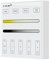 BTF-LIGHTING WR02RF Wireless 2,4G RF 4 Zonen Einfarbig/CCT Wandmontage Smart Panel Fernbedienung Angetrieben durch 2pcs AAA Batteries 3V Arbeit mit LM052 LM053 C01W C02W usw Controller