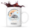 Planetee Tasse prénom personnalisable mignon avec zèbre| Mug Cadeau de naissance personnalisé garçon ou fille pour anniversaire