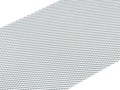 Rejilla de Aluminio para Tuning 33 x 100 cm Color Plata estilo panal abeja universal coches