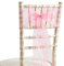20x275cm Organza Sash Wider Sash Fuller Bows Chair Cover Bows Sash for Wedding Party Birthday Decoration (25, Pink)