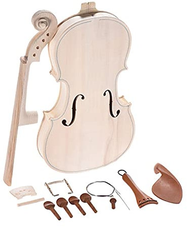 DIY. Unfinished Learder Violine Kit Natürliche Massivholz Akustische Geige Mit Fichte Top Ahorn Rückseite Ebony Jujube Zubehör Student Violine Violinen Bausatz (Color : Jujube Accessories)