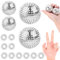Encuryna 4 Skills Igelball Massage + 10 Akupressur Ring Finger, Akupressur Ball Metal + Skills ring akupressurringe - Skills Borderline Set Akupressurring Massageringe für Stress Relief