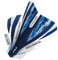 RED DRAGON Luke Humphries World Champion V-Standard-Dart-Flights, Blau und Weiß, 3 Sets pro Packung (insgesamt 9 Dart-Flights