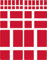 10 Stück Flaggen Aufkleber Dänemark Set Sticker Danmark Autoaufkleber - Offsetdruck