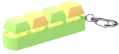 Keyboard Fidget Toy | 4-Button Shaft Tester Keyboard, Keyboard Clicker Fidget Keychain | Funny Mechanical Keyboard | Mechanical Keyboard Toy, Shaft Tester Relaxing Button Finger Toy