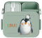 wolga-kreativ personalisierte Mepal Brotdose türkis mit Pinguin Motiv - Mepal Brotdose Kinder, Jausenbox Kinder, Brotdose Kinder Mepal, Brotdose Kinder mit Fächern Mepal, Kindergarten Brotdose