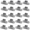 20 Pcs 1 x 1 inch Square Post Flange Base,Decking Posts & Accessories,Aluminum Floor Mount Anchor Post Base,for Fence or Deck Mount 25 x 25mm Post Fittings