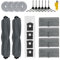 Laimaiou Accessoires pour dreame L10s Ultra Gen 2 / L10s Pro Ultra Heat/Mova E30 Ultra Robot Aspirateur 20 Packs 2 brosses principales, 4 filtres, 6 brosses latérales, 4 serpillières, 4 Sacs