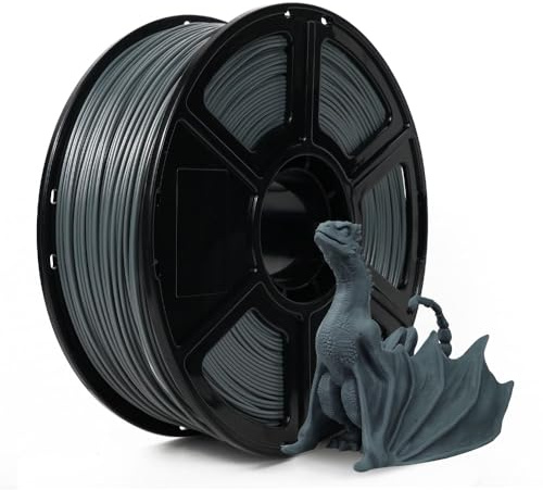 FLASHFORGE ASA Filament 1.75mm, Anti-UV ASA 3D Printer Filament, Dimensional Accuracy +/-0.02mm, Heat & Weather Resistant ASA 3D Filament Perfect for Printing Outdoor Functional Parts (Iron Grey)