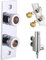 Team Controls Easy Fixing Plate Bracket for Douche Shattaf Thermostatic Shower Valve Bar