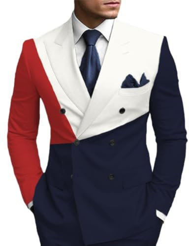 ZEMALON Blazer Herren Jugend Klassisch All-Match Anzug Männer Business Arbeits Casual Longsleeve Anzug Herren Slim Fit Revers Mode Anzug Jacke Männer A-23 S