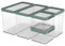Rotho Loft Set Vorratsdosen 5 tlg. LOFT, Kunststoff (PP) BPA-frei, transparent, (32.3 x 22.3 x 16.6 cm)