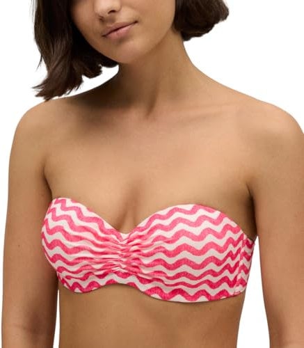 YSABEL MORA Top Bikini Push-Up con Ferretto e Imbottitura, Supporto e Sostegno Naturale, Design Moderno, Materiale Sostenibile con Poliestere Riciclato, Comfort e Adattabilità