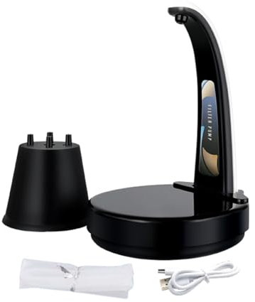 Kuntesetty Dispensador de Agua Recargable de 5 Galones con Carga USB, Portátil, de Escritorio, Bomba de Agua Pequeña para Camping, Cocina, Encimera, Hogar.