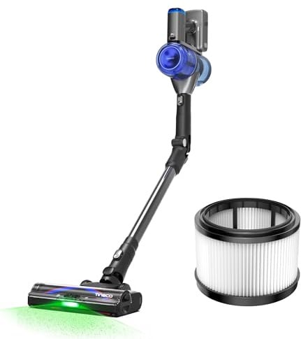 Tineco Pure ONE S70 Akku Staubsauger & Ersatz HEPA, 200 AW, 3DSense Pro Reinigungssystem, bis zu 95 Min. ZeroTangle-Bürste, Intelligenter Kabelloser Handstaubsauger