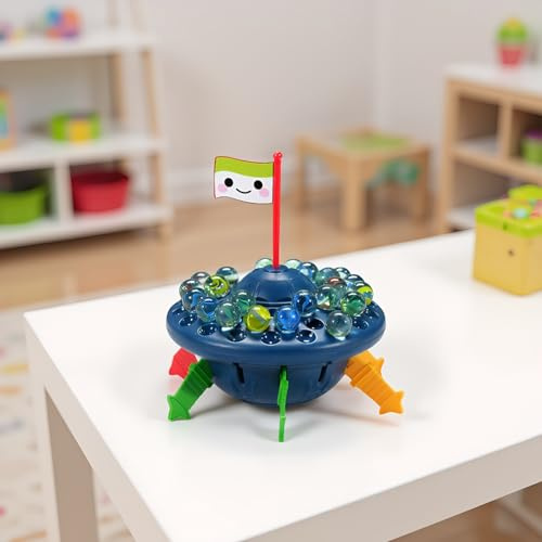 Generisch Murmel Balance Spiel Für Kinder,Stapelspiel Geschicklichkeit Lernspiel,Familien Brettspiel Gesellschaftsspiel - Für Kinder, Eltern, Hauspartys, Feiertagsfeiern, Geburtstag Und Weihnachten