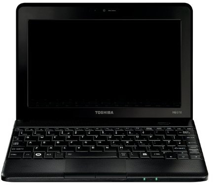 Toshiba NB510 Netbook - 10.1inch Display, Intel Atom N2600 Dual-Core, 1gb RAM, 320gb HDD, WiFi, Windows 7 Starter