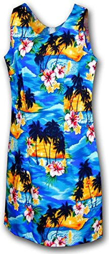 Pacific Legend Sunset Palm Hawaii-Kleid – Damen Hawaii-Kleid – Aloha Kleid – Hawaii-Kleid