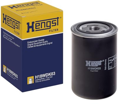 HENGST - Kraftstofffilter H18WDK03 - Hochwertiger Kraftstoff-Anschraubfilter für KFZ - Entfernt Staub und Schmutz aus Otto- oder Dieselmotoren - Schützt das Einspritzsystem