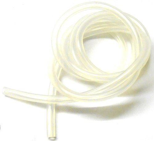 BSP S10010W White Silicone RC Nitro Glow Fuel Line Tube Pipe 1 Meter 5mm x 2.3mm