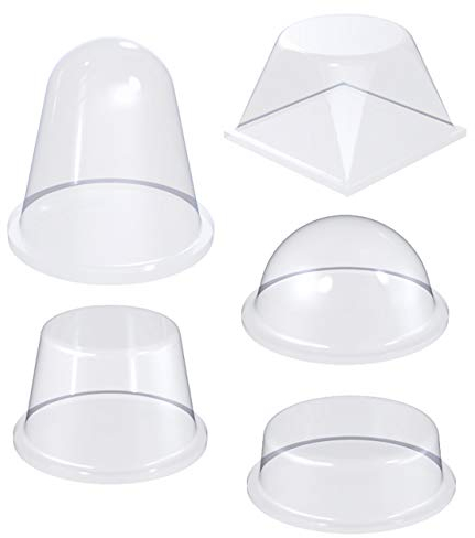Elastikpuffer selbstklebend, Sortimentspack 5 x 4 Stück, Anschlagpuffer transparent, Gummifüße zum Kleben, Schutzpuffer