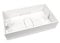World of Data CAT5e / CAT6 Twin/Double Faceplate - Socket - RJ45 - Ethernet - Network - Face Plate - Back Box - 32mm Depth
