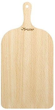 Eppicotispai Buccia per pizza in legno di betulla, 23 x 50 cm, 9,05 x 19,7, marrone
