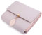 Portefeuille Femme UTO Porte-Monnaie Feuille Exquis Pendentif en PU Cuir 6 emplacements de Carte Rose