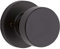 Kwikset 97880-938 Pismo - Pomo de puerta, color negro mate, rosa redondo