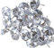 abcGoodefg 60 Stück Strass Nähknöpfe Diamant Kristall Polsternägel Nägel Nägel Nägel Nägel für Sofa Wand DIY Basteln Dekoration 25 mm Stil B