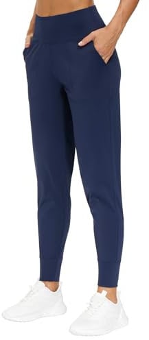 THE GYM PEOPLE Jogginghose Damen Sporthose Lang Yoga Hosen Leichte Sportleggings High Waist Freizeithose für Fitness, Wandern, Laufen