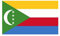 Stormflag Komoren Flagge (90cmx150cm) Polyester Pongee 90g mit genäht.