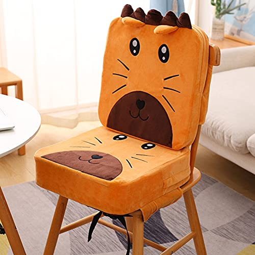 MJLOMJ Sitzerhöhung Stuhl Kind Waschbar rutschfest Sitzerhöhung Kinder für Esstisch Abnehmbar 2 in 1 Hohe Qualität 3.9in Kindersitz Esstisch Boostersitze mit Sicherheitsschnalle, Dinosaurier,5,5+10cm