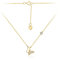 E Jewellery Schmetterling Kette für Damen, 925 Sterling Silber AnhäNger Halskette, Hypoallergene Zarte Halskette, Halskette Damen Gold, AnhäNger Kleines Geschenk, Goldkette, Necklaces für Sie