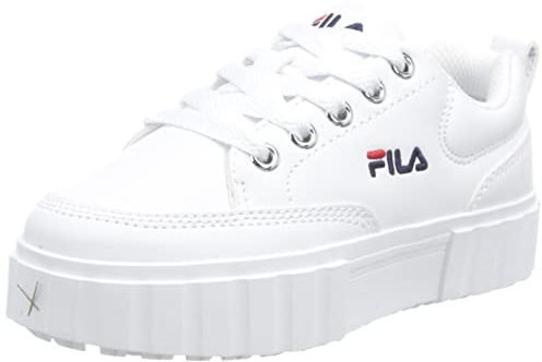 FILA Mädchen Sandblast Kids Sneaker, Weiß, 32 EU