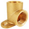 Wandscheibe 90 Grad mit 1/2 Zoll Innengewinde - 1/2 IG Gewinde Schraub Fitting aus Messing