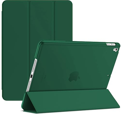 For Apple iPad 9th Generation (2021), 8th Gen (2020) A2270/2428 Smart case Magnetic Stand cover with Wake/Sleep (Emerald Green)