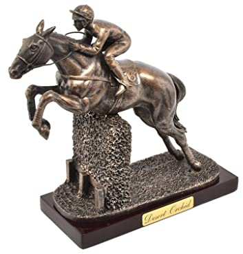 OPO 10 - Resin collectible miniature horse, about 19cms, Desert Orchid - 102
