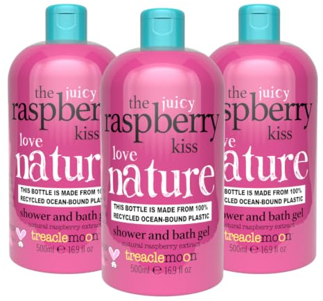 Treaclemoon Raspberry Kiss Shower & Bath Gel 500 ml (Case of 3)