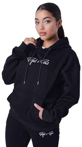 Sweat à Capuche Femme Signature Noir M