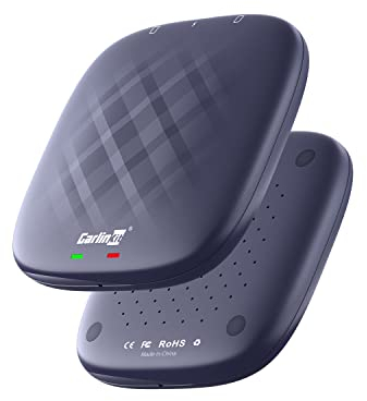 CarlinKit Android 13 CarPlay Ai Box Plus, 4 GB + 64 GB, Snapdragon QCM 6125, unterstützt kabelloses CarPlay/Wireless Android Auto, für Netflix, für YouTube, Worldtv Online, 30% Leistungssteigerung