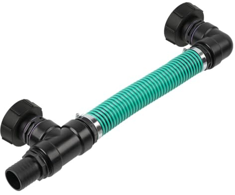 REKUBIK IBC Adapter S100x8-2 IBC nebeneinander Sparset Tankverbindung Schlauch Größe 50mm (2)