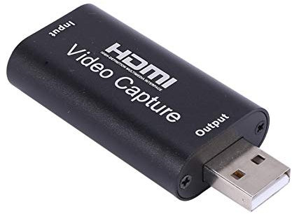 JNJOOD Audio-Video-Aufnahme von einem USB 2.0 Aufnahme 1080P 4K über DSLR-Kamera Action Cam für Aufnahme in Definition
