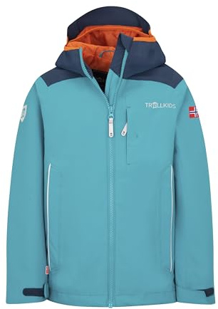 Trollkids Kids Bergen Jacket 176, Lake Blue