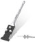 Nucraft Burin à spatule SDS-Plus, Burin à carrelage, 170 x 50mm, pour enlever l'adhésif pour carrelage et sol, moquette, linoléum, contreplaqué, surface murale, et plus