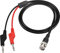 PNGKNYOCN 4.2Ft BNC macho a apilable Dual Banana Plug Test Lead Cable Coaxial para Osciloscopio
